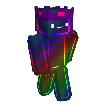 Rainbow We Minecraft Skin