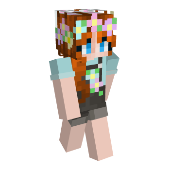 Easter Blue Eyes Minecraft Skin