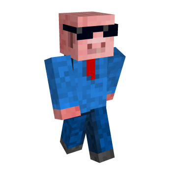 Java Blue Minecraft Skin