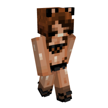 Tan Black Minecraft Skin