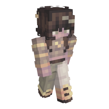 Brown Cute Minecraft Skin