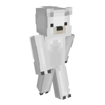 Polarbear Santa Minecraft Skin