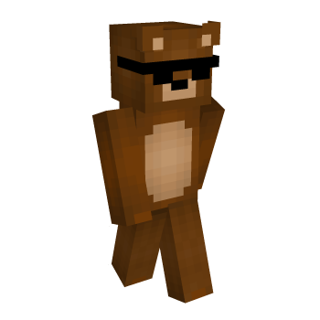 Bear Sunglasses Minecraft Skin | Laby