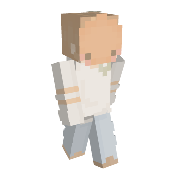Brown White Minecraft Skin