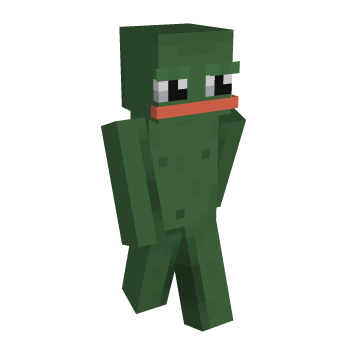 Frog Greenman Minecraft Skin
