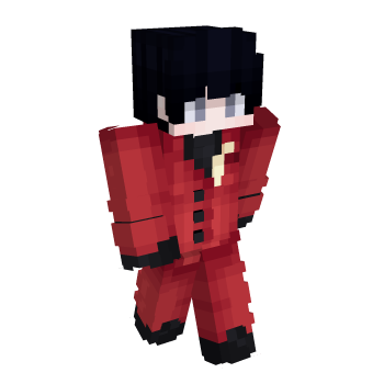 Red Merchant Minecraft Skin