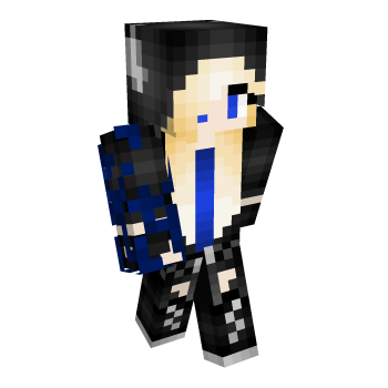 Blue Wolf Minecraft Skin