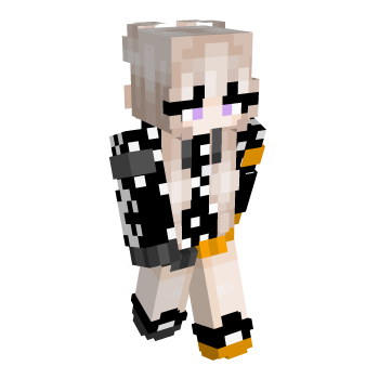 Half And Half Moon Minecraft Skin