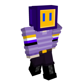 NonBinary Player Minecraft Skin