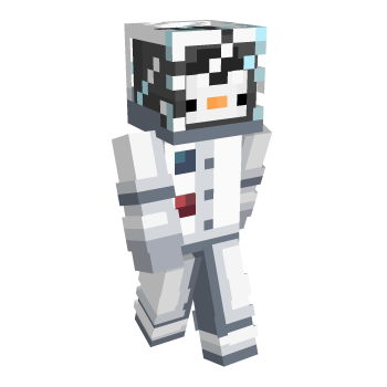 Astronaut Penguin Minecraft Skin