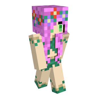 Pink Love Minecraft Skin