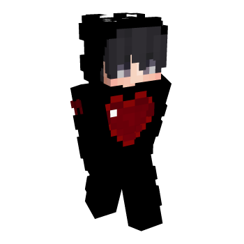 Red Heart Minecraft Skin