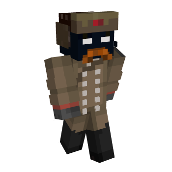 Ushanka Mustache Minecraft Skin