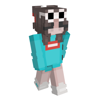 Hair Egirl Minecraft Skin