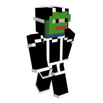 Pepe Mask Minecraft Skin