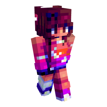 Sunset Pink Minecraft Skin