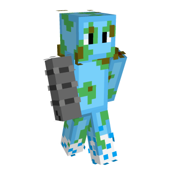 Earth Robitic Minecraft Skin