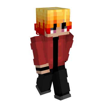 Earrings Red Minecraft Skin