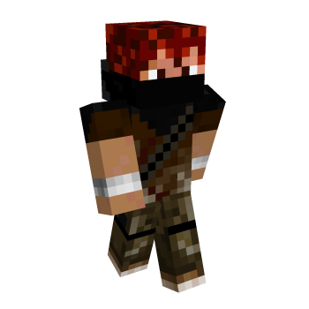 Red Hunter Minecraft Skin