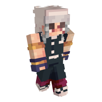 Demon Slayer Minecraft Skin