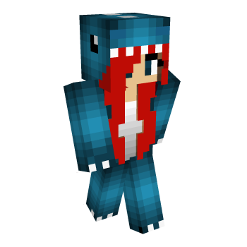 Dino Redhead Minecraft Skin