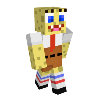 Sponge Bob Minecraft Skin