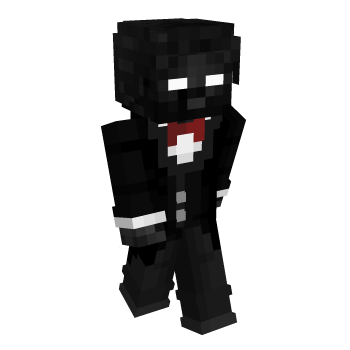 White Eyes Dark Minecraft Skin