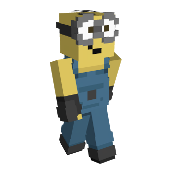 Funny Blue Minecraft Skin