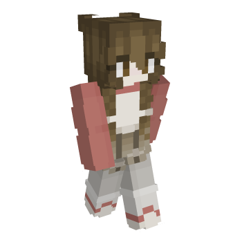 Skirt Brown Hair Minecraft Skin