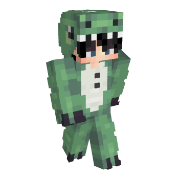 Green Dino Minecraft Skin
