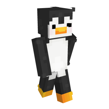 Black White Minecraft Skin