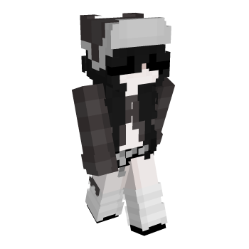 Girl Black Hair Minecraft Skin - Laby
