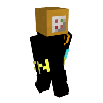 Redstone Inner Layer Block Minecraft Skin