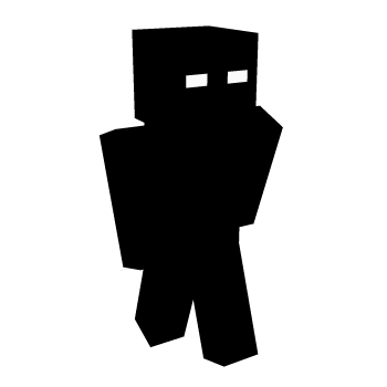 Classic Black Minecraft Skin