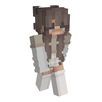 Girl Brown Hair Minecraft Skin