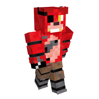 Fnaf 1 Foxy Minecraft Skin