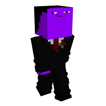 Purple Black Minecraft Skin