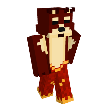 Red Salmon Minecraft Skin