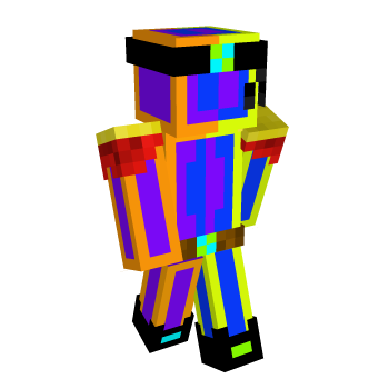Colorful Rainbow Minecraft Skin