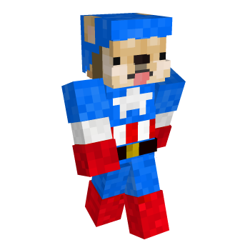 Shiba Superhero Minecraft Skin