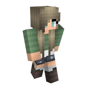 Hipster Cute Minecraft Skin