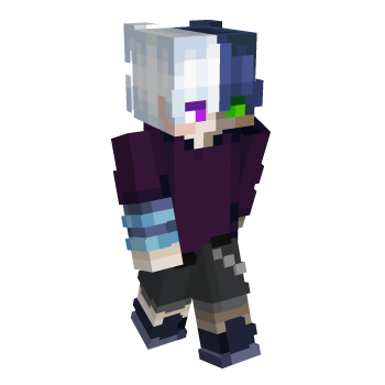 Punk Half Breed Minecraft Skin