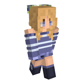 Blue Girl Minecraft Skin