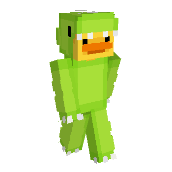 Green Dinosaur Minecraft Skin