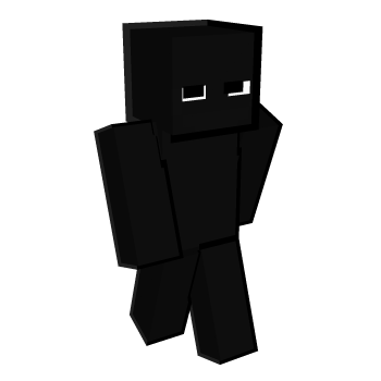 Black Transparent Minecraft Skin