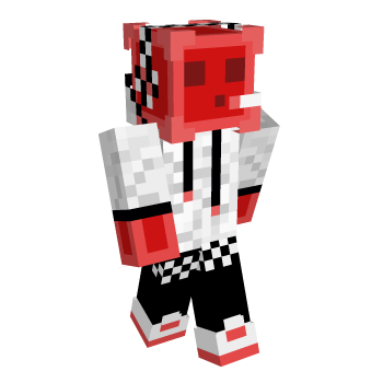Red Slime Minecraft Skin