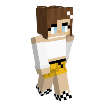 Blue Eyes Braids Minecraft Skin