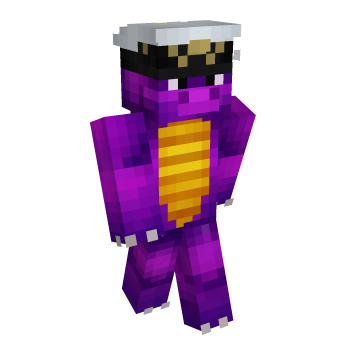 Spyro Captain Minecraft Skin