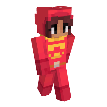 Red Superhero Minecraft Skin