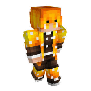 Anime Yellow Minecraft Skin